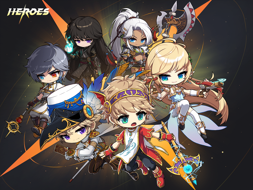 Artwork of Heroes (MapleStory N)