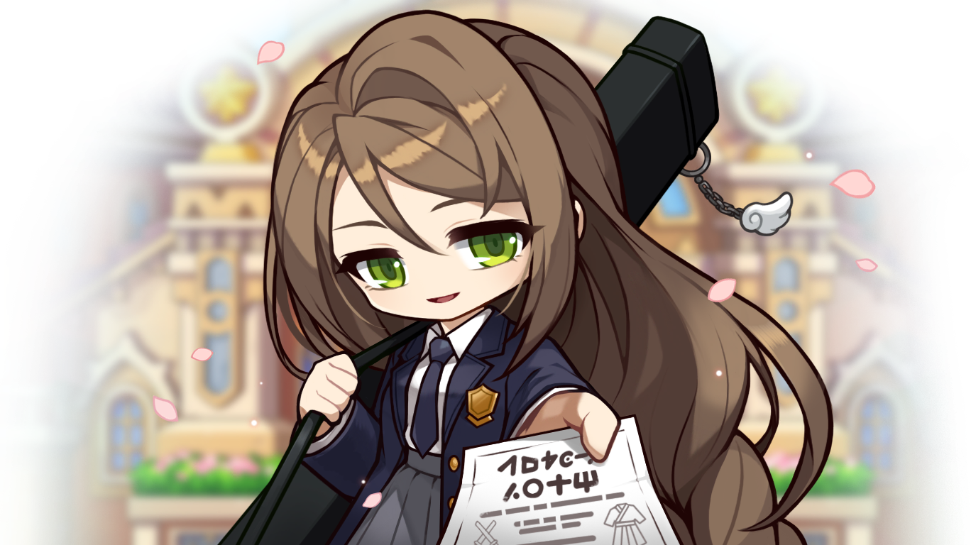 Artwork of Seren (Anniversary: Maple University; MapleSEA only)