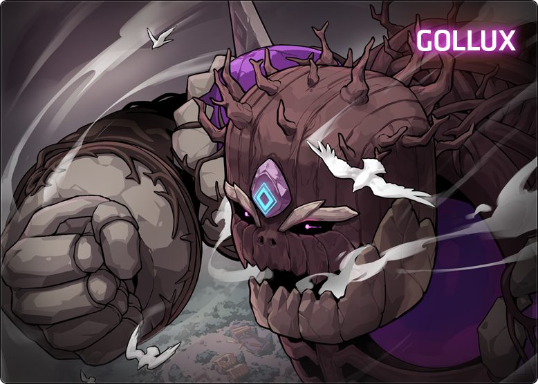 Gollux Boss Entry UI artwork (unused)