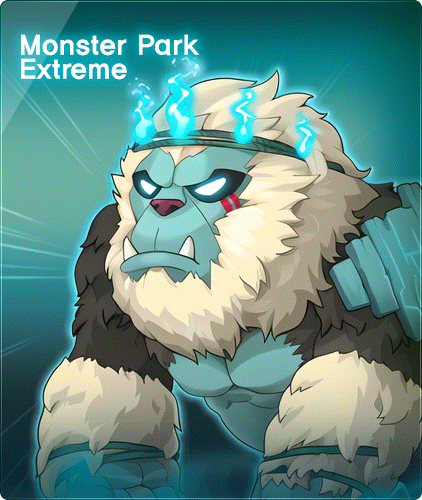Monster Park Extreme Boss UI artwork, featuring Extreme Bigfoot