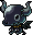 A spirit of darkness that follows Hilla. A bit arrogant and tends to look down on other people. Skill: Meso Magnet, Item Pouch