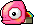 An off-the-wall pink chameleon.