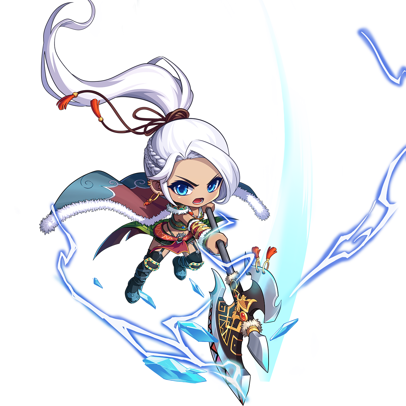 Artwork of Aran (MapleStory M)
