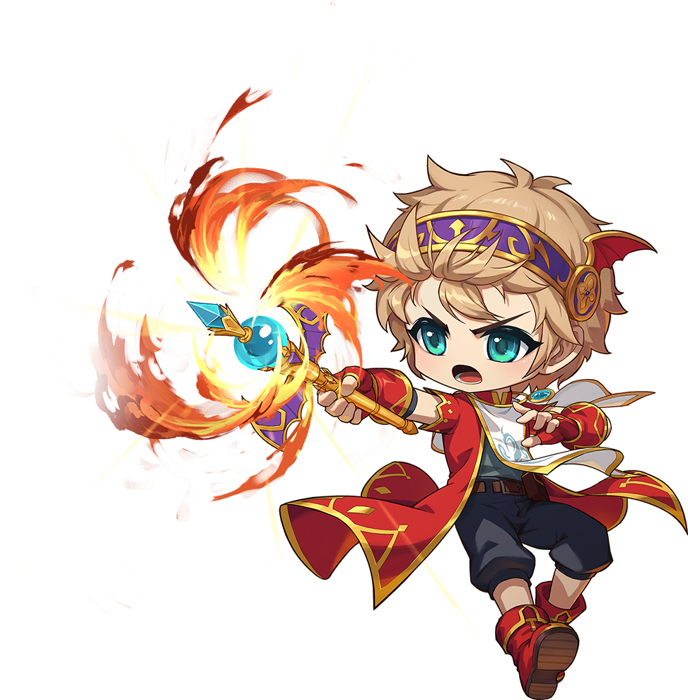 Artwork of Evan (MapleStory M)