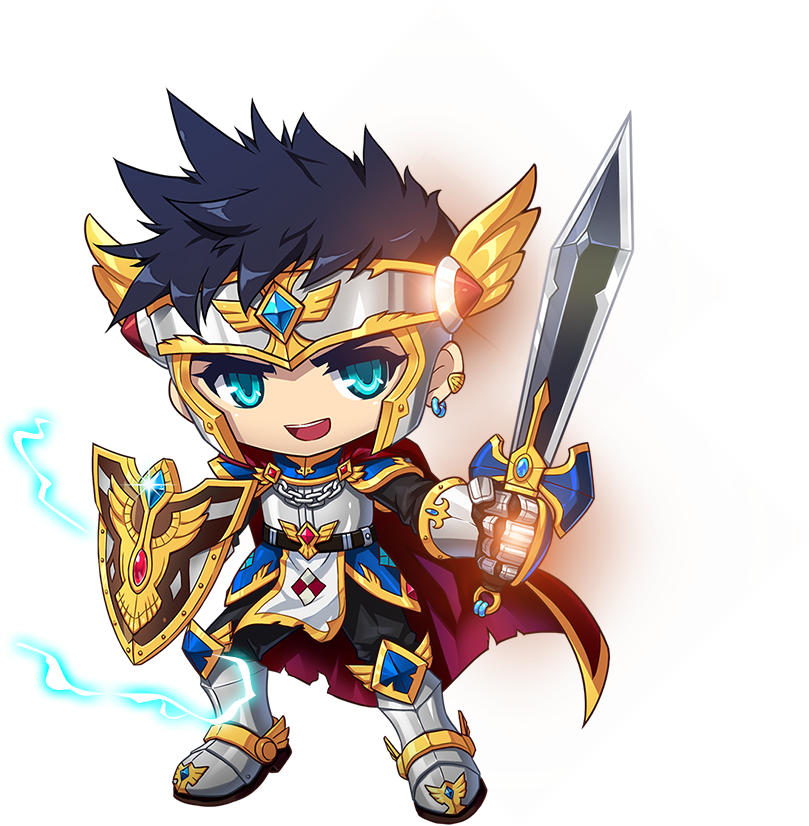Previous Paladin artwork for MapleStory M
