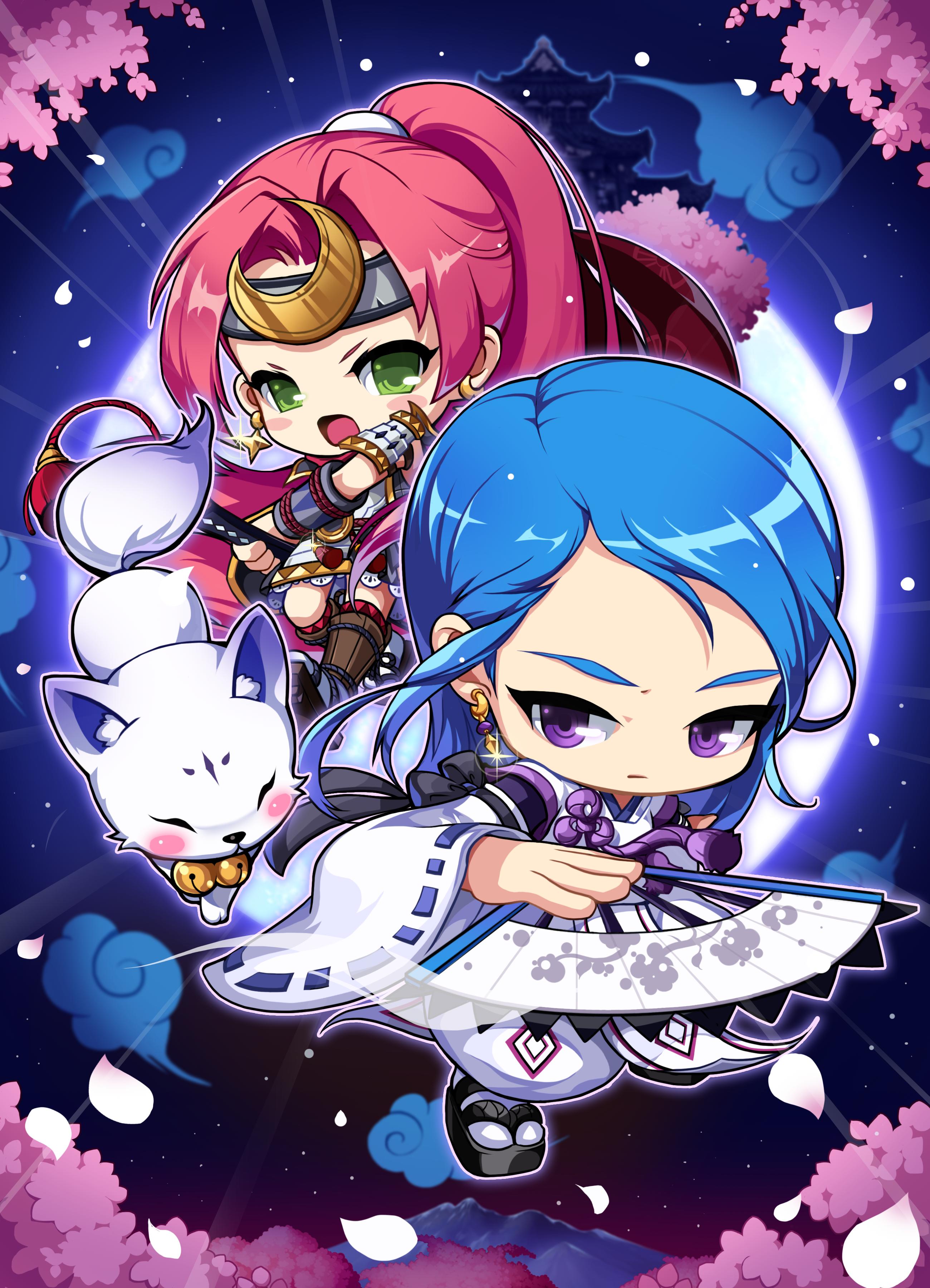 Gender-swapped Sengoku artwork