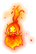 Lovely Flame Badge effect