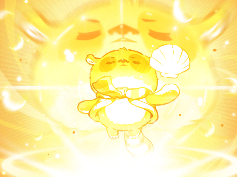 Enki bestowing his blessing on Identisk