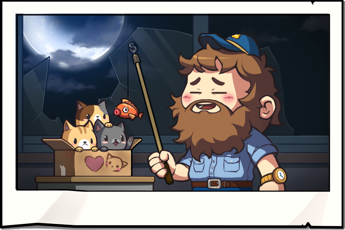 FriendStory Ericsson playing with cats