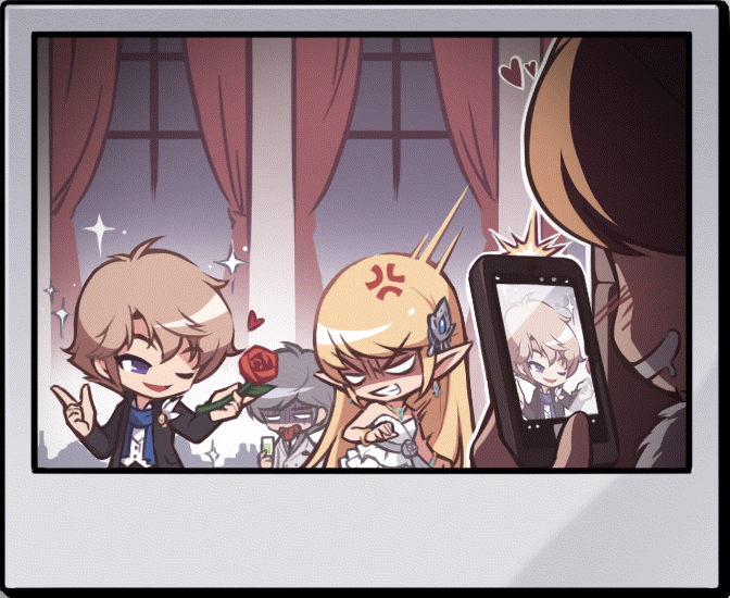 Luminous, Phantom and Mercedes in a private party
