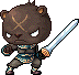 Black Bear Swordsman