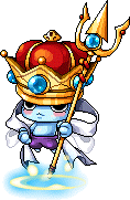 Poseidon, the final enemy in Protect Merlion