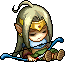 Athena Pierce's original NPC Sprite (injured, Aran storyline)