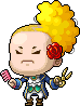 NPC Sprite of Big Headward (TMS Strange Hairstyle Event)