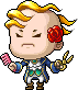 NPC Sprite of Big Headward (TMS Strange Hairstyle Event)