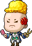 NPC Sprite of Big Headward (TMS Strange Hairstyle Event)
