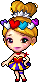 NPC Sprite of Cassandra (Night Troupe in Henesys Event)