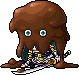 NPC Sprite of Uesugi Kenshin (Choco Onslaught Event)