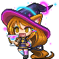 NPC Sprite of Hallowkitty with new dress