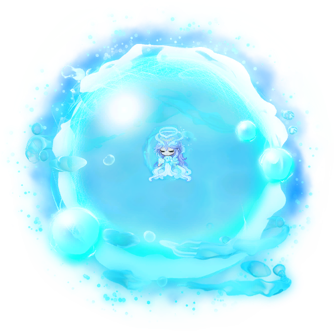 NPC sprite of Keira sealed away