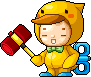 NPC Sprite of Mac the Mechanic (Night Troupe in Ludibrium Event)