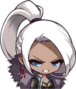 NPC Portrait of Aran (Heroes of Maple)