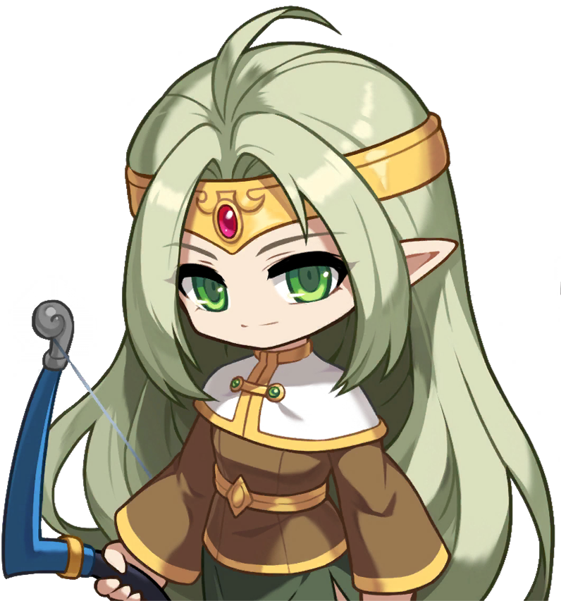 NPC Portrait of Athena Pierce (MapleStory Idle RPG)