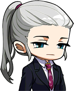 NPC Portrait of Haruaki from the Other World (Maple Cafe on a Spring Day Event)