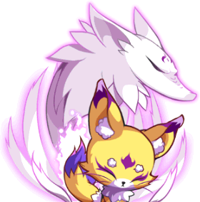NPC Portrait of Kurama as a fox (Mushroom Shrine Tales storyline)