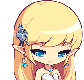 NPC Portrait of Mercedes (Heroes of Maple Chapter 3)