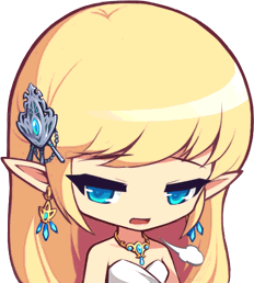 NPC Portrait of Mercedes (Heroes of Maple Chapter 3)