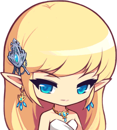 NPC Portrait of Mercedes (Heroes of Maple Chapter 3)