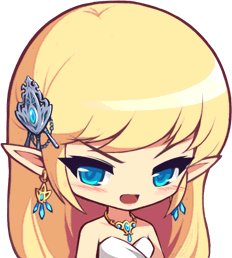 NPC Portrait of Mercedes (Heroes of Maple Chapter 3)