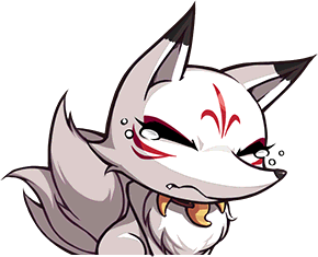 NPC Portrait of Moni when she was the Nine-Tailed Fox (Korean Folk Town storyline)