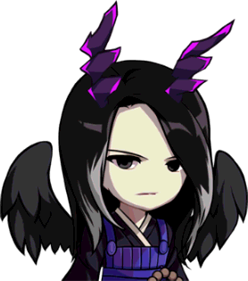 NPC Portrait of Tengu as a crow yokai (Mushroom Shrine Tales storyline)