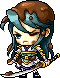 NPC Sprite of Uesugi Kenshin (Choco Onslaught Event)