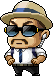 NPC Sprite of Agent O (Ignition Flame Festival Event)