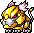 Mysterious magical powers aligned and successfully evolved the Baby Robo into a Gold Robo!Skill: Meso Magnet, Item Pouch