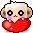 The always-cute White Monkey loves a watermelon. However, he sometimes turns into an angry Mama Monkey. Skill: Meso Magnet, Item Pouch
