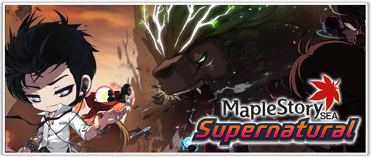 Supernatural Logo in MapleSEA, used in the last 3 parts of the Reboot Content Patch.