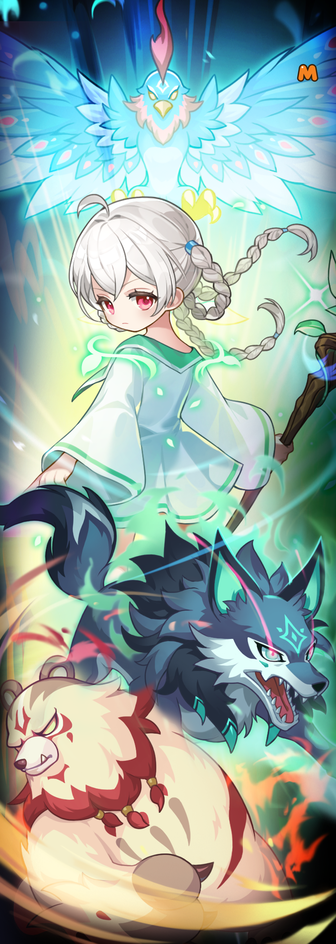 Wallpaper of Lynn (MapleStory M, for Android Phone)
