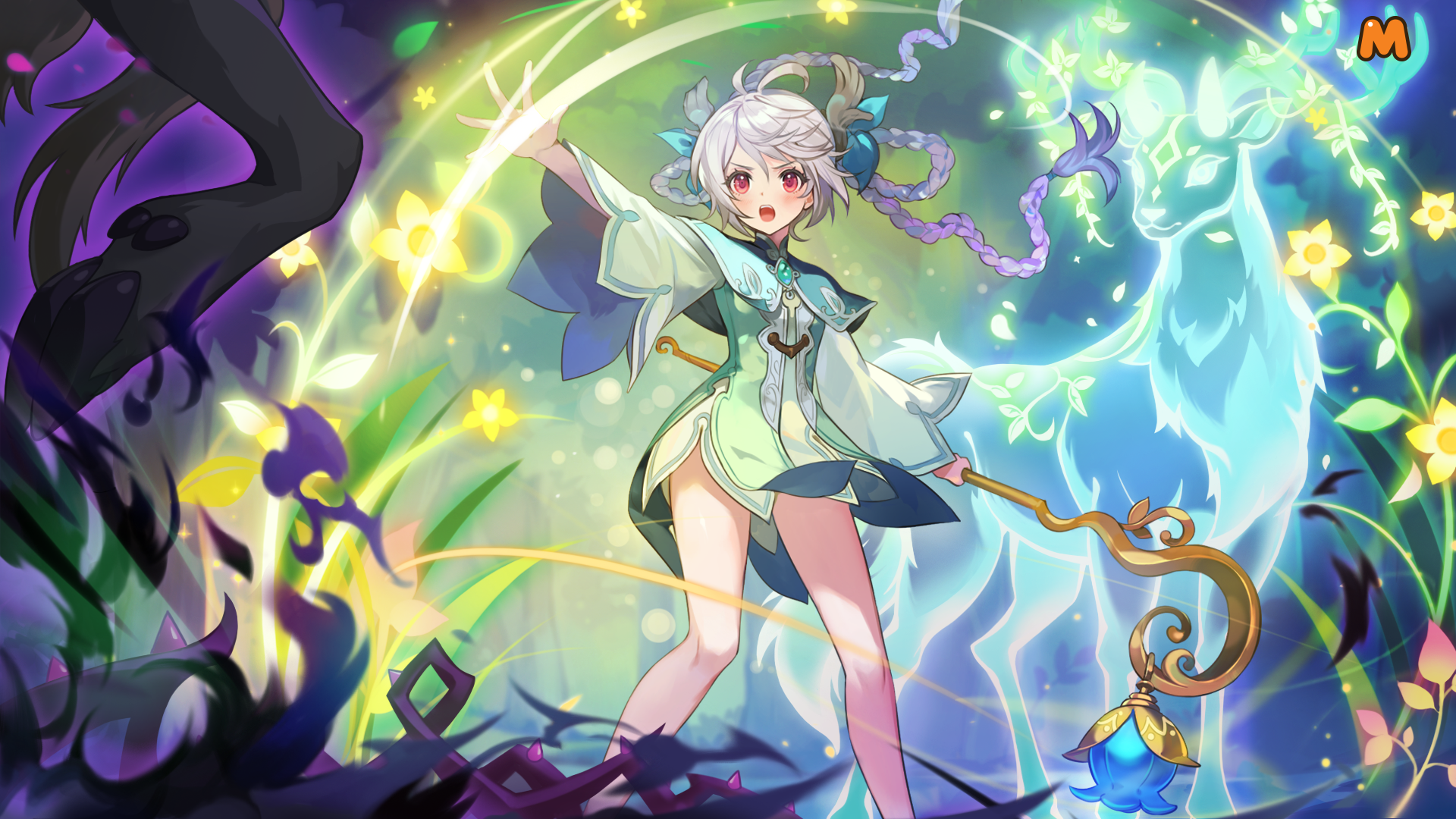 Wallpaper of Lynn (MapleStory M, for PC)