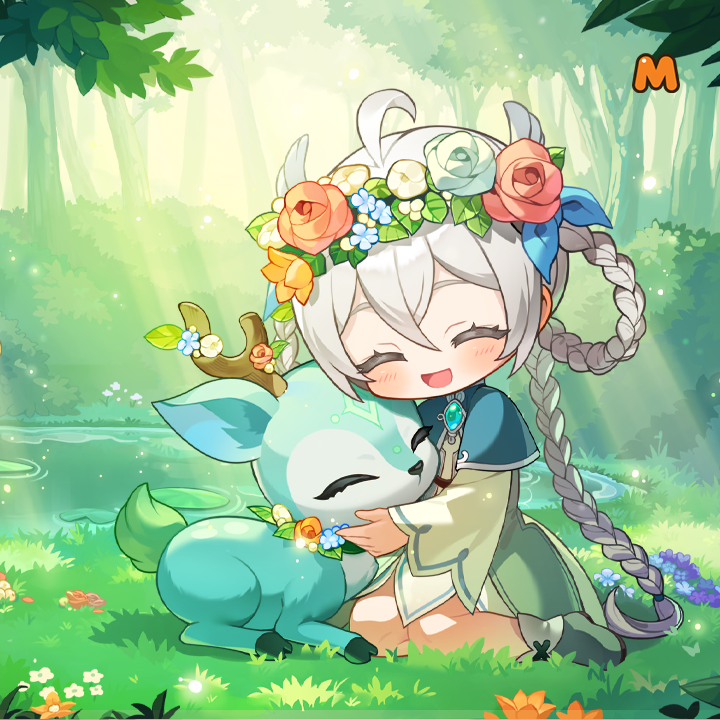 Wallpaper of Lynn (MapleStory M, for Watchface)