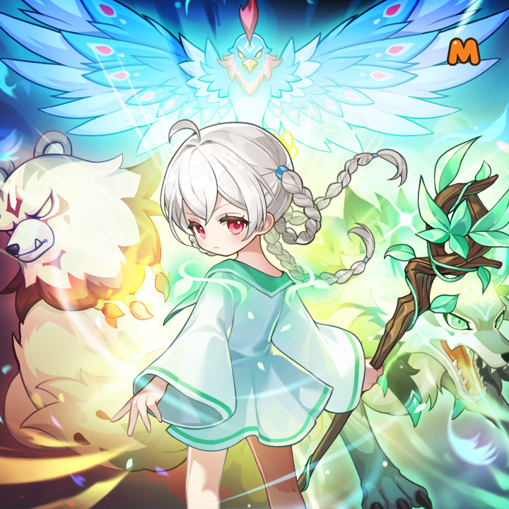 Wallpaper of Lynn (MapleStory M, for Watchface)