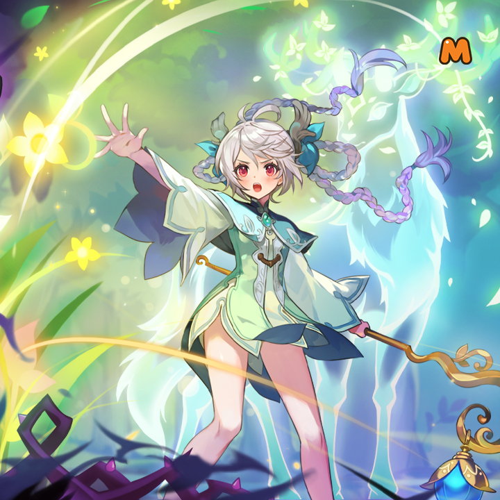 Wallpaper of Lynn (MapleStory M, for Watchface)