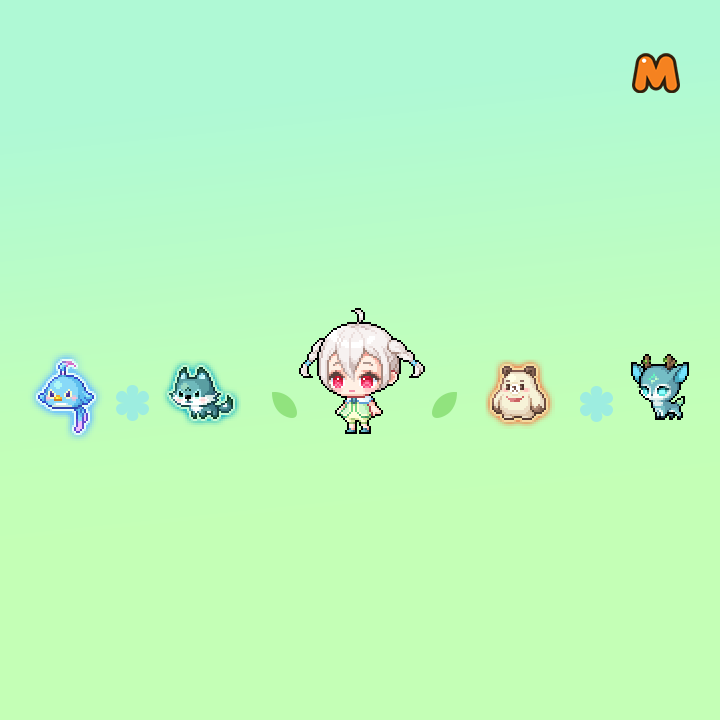 Wallpaper of Lynn (MapleStory M, for Watchface)