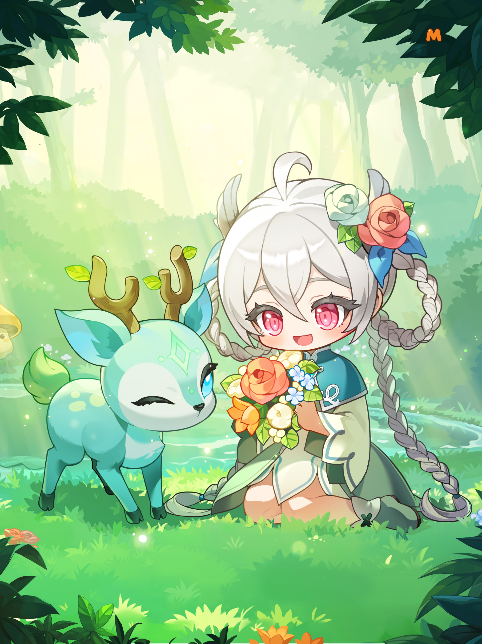 Wallpaper of Lynn (MapleStory M, for iPad)