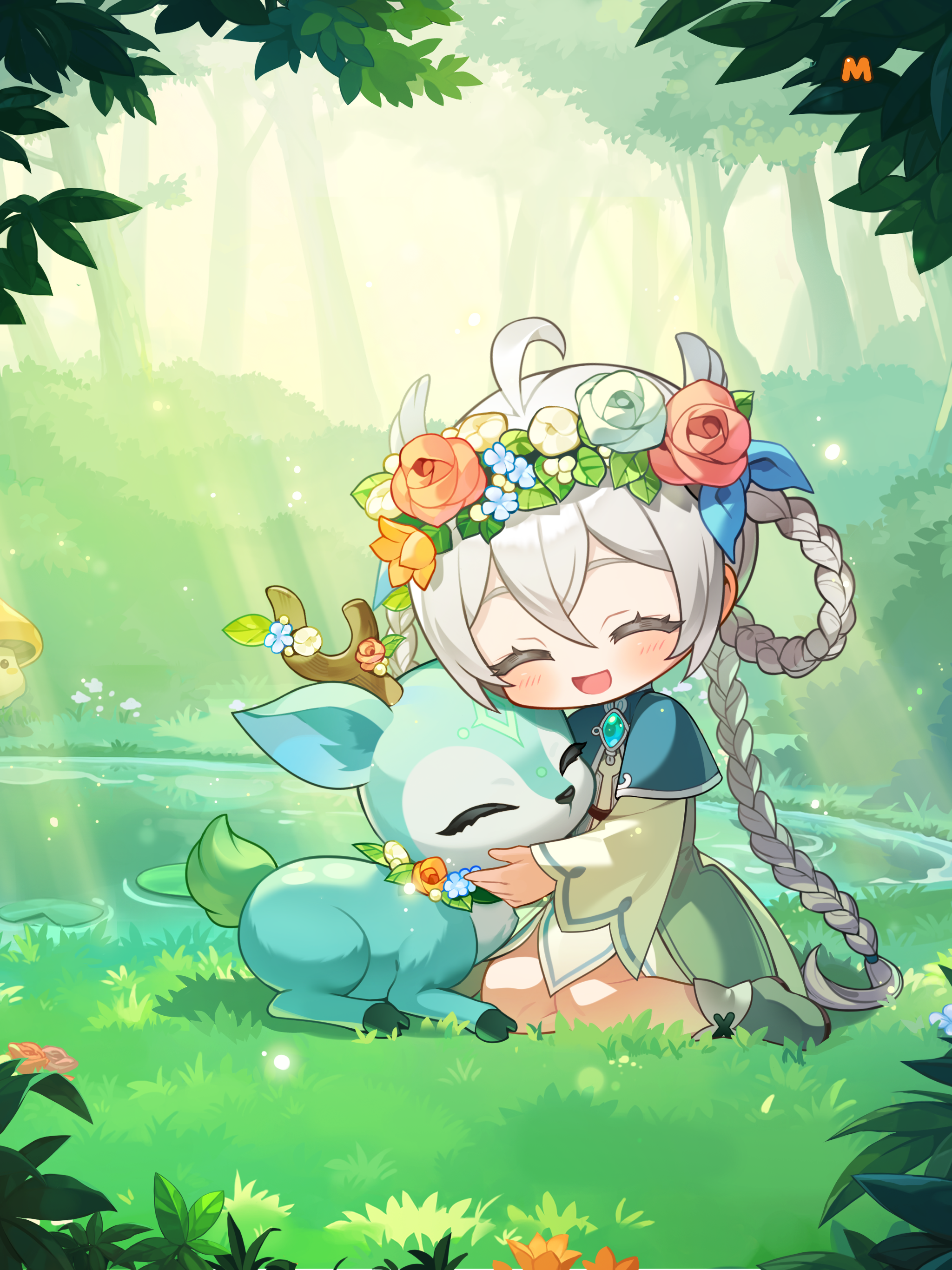 Wallpaper of Lynn (MapleStory M, for iPad)