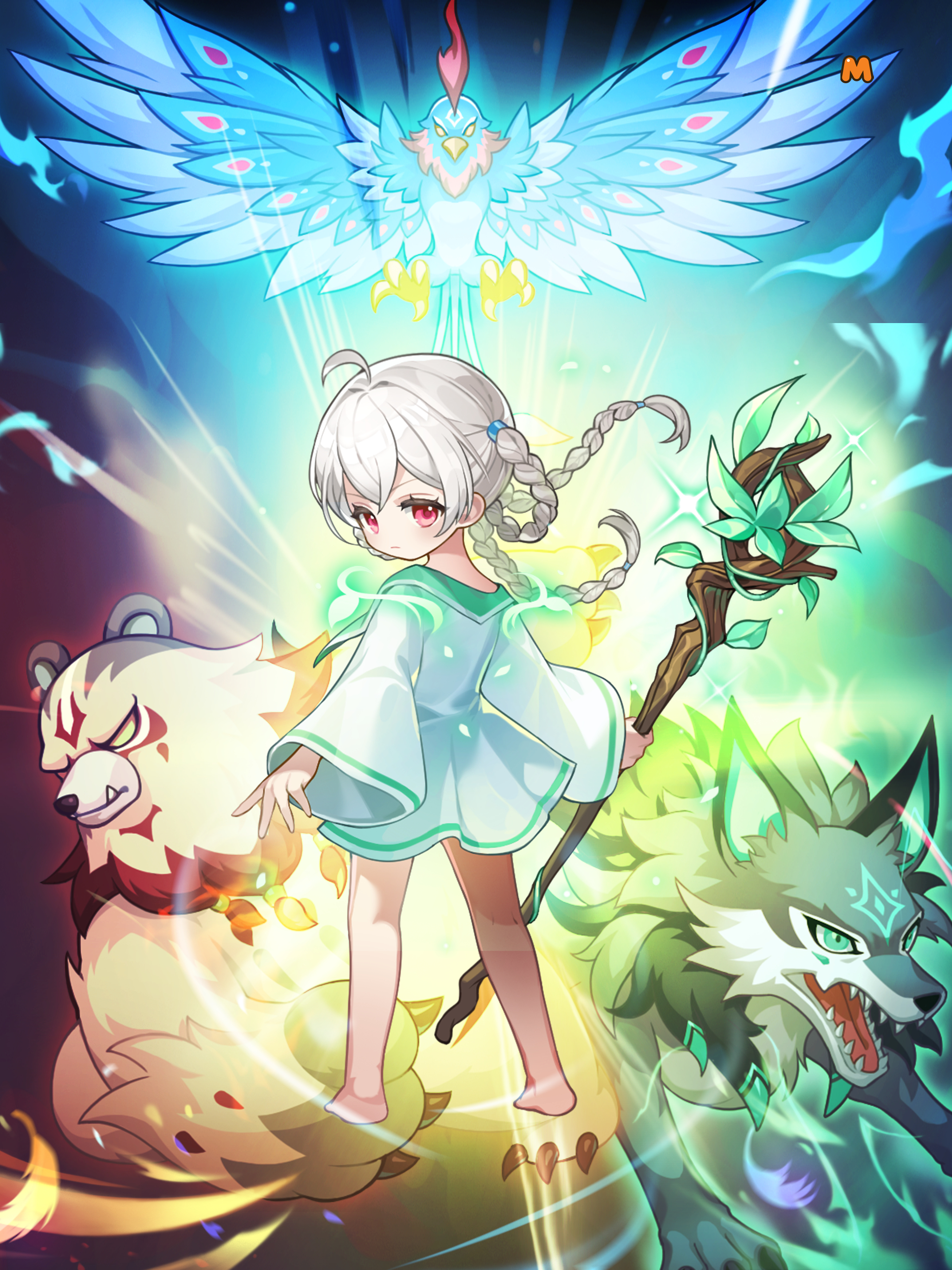 Wallpaper of Lynn (MapleStory M, for iPad)