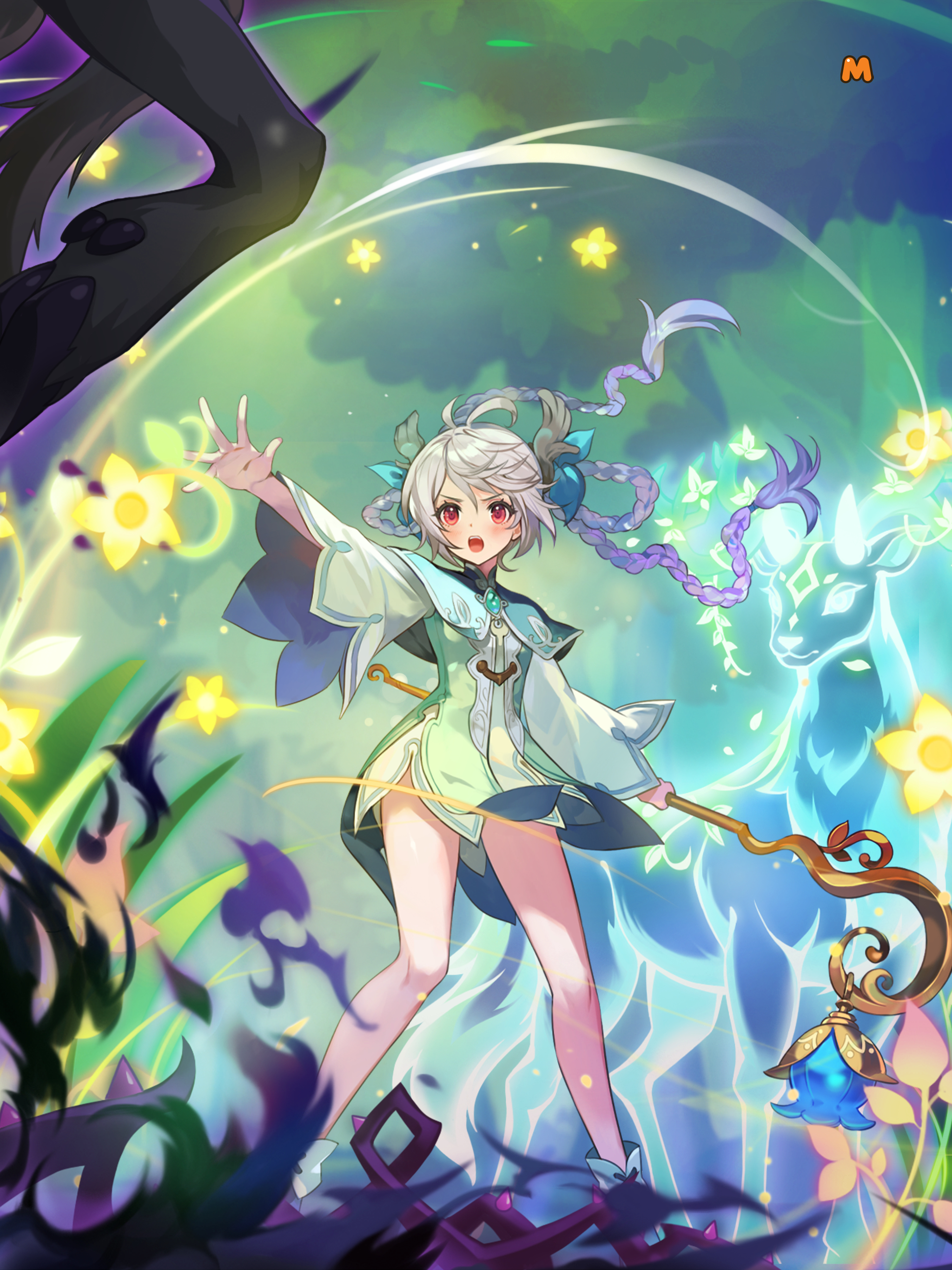 Wallpaper of Lynn (MapleStory M, for iPad)